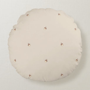 Coussins Ronds Oreiller à motif gland minimal - Rond