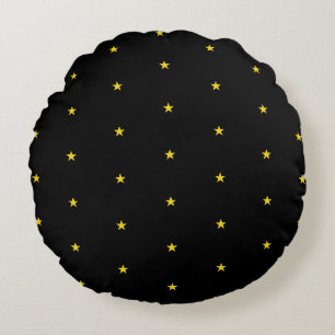 Coussins Ronds Oreiller Accent Rond à Motif Stellaire Élégant
