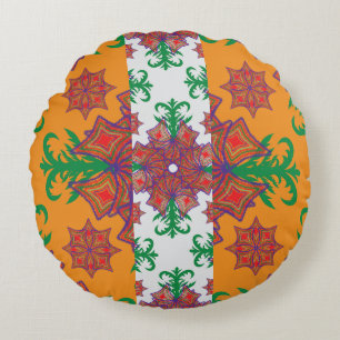 Coussins Ronds Oreiller décoratif Harmony Line Pattern – Bal