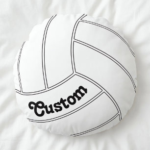 Coussins Ronds Oreiller décoratif rond personnalisé pour volleyba