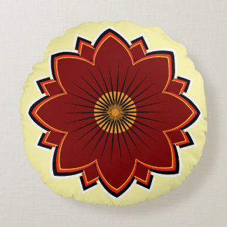 Coussins Ronds Oreiller Fleur Rond - Dessin Floral