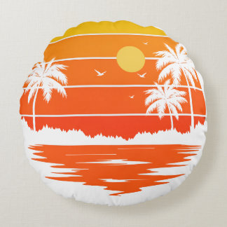 Coussins Ronds Oreiller jeté rond (40 cm)