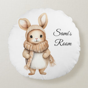 Coussins Ronds Oreiller personnalisé de lapin mignon