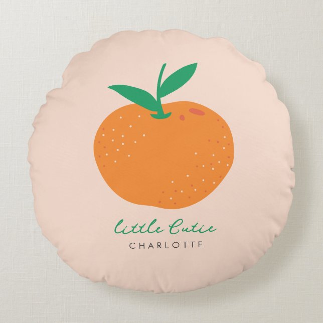 Coussins Ronds Oreiller petit Cutie Orange Baby (Devant)