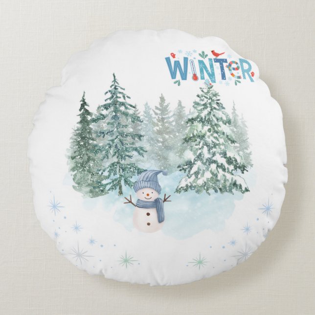 Coussins Ronds Oreiller Rond (Devant)