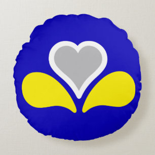 Coussins Ronds Oreiller rond drapeau de Bruxelles, Belgique