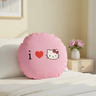 Coussins Ronds Oreiller Rond Kitty