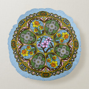 Coussins Ronds Oreiller Rond Printemps Nouveau