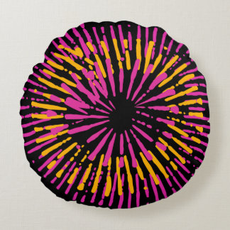 Coussins Ronds Oreiller rond violet coloré moderne