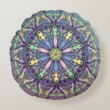 Oreiller ronde Mandala