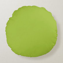 Oreiller ronde verte Jungle