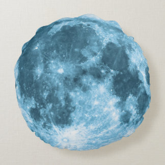 Coussins Ronds Outer Space Astronomy Astronaut Nursery Moon 