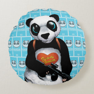 Coussins Ronds Panda du peloton   de suicide