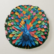 Paon en origami 