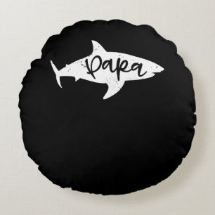 Coussins Ronds Papa Shark père Fin père détendu