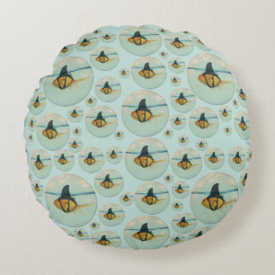 Coussins Ronds Papier Cadeau