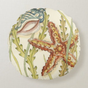 Coussins Ronds Partie Shell multicolore