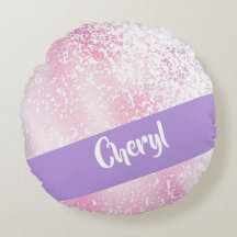 Parties scintillant claire violette, rose et blanc