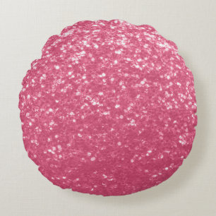 Coussins Ronds Parties scintillant rose rose pâle