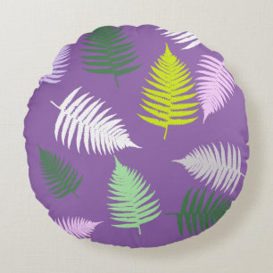 Coussins Ronds Pastel Colors Lucky Fern