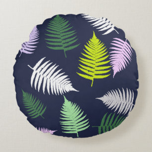 Coussins Ronds Pastel Colors Lucky Fern