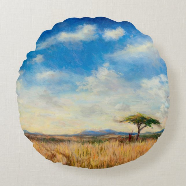 Coussins Ronds Paysage 2012 de Mara (Devant)