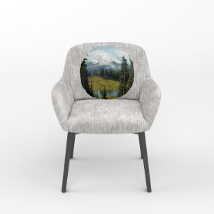 Coussins Ronds Paysage pittoresque du Mont Rainier