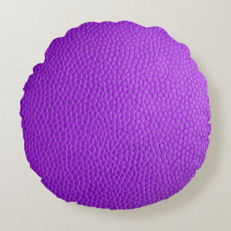 Coussins Ronds Peau de peau pourpre texture peau