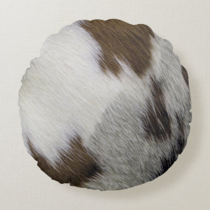 Coussins Ronds Peau de vache