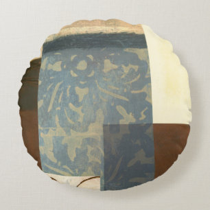 Coussins Ronds Peinture moderne de panneau