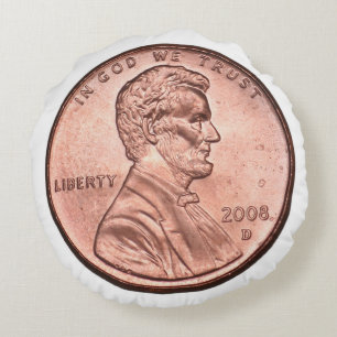 Coussins Ronds Penny des Etats-Unis