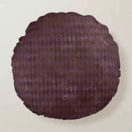 Coussins Ronds Pépinière gothique en arlequin violet démantelé