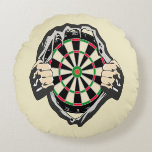 Coussins Ronds Percée vers le Bullseye - Ultimate Dartboard
