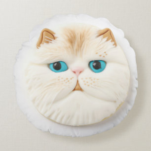 Coussins Ronds Perse Cat 3D inspiré