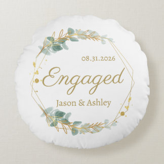 Coussins Ronds Personalized Engagement Gift Keepsake