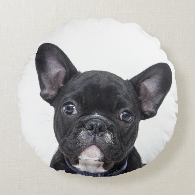 Coussins Ronds Personnalisé ajouter votre propre animal de compag (Devant)