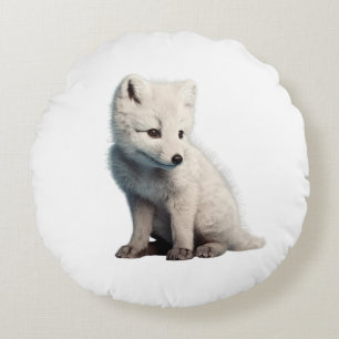 Coussins Ronds Petit renard polaire