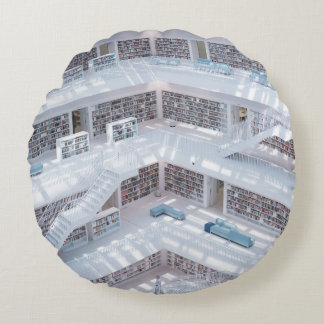 COUSSINS RONDS PHOTOGRAPHIE DE BIBLIOTHÈQUE DE HAUTE AUGMENTATION