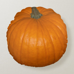 Coussins Ronds Photographie de la nourriture Citrouille d'Hallowe