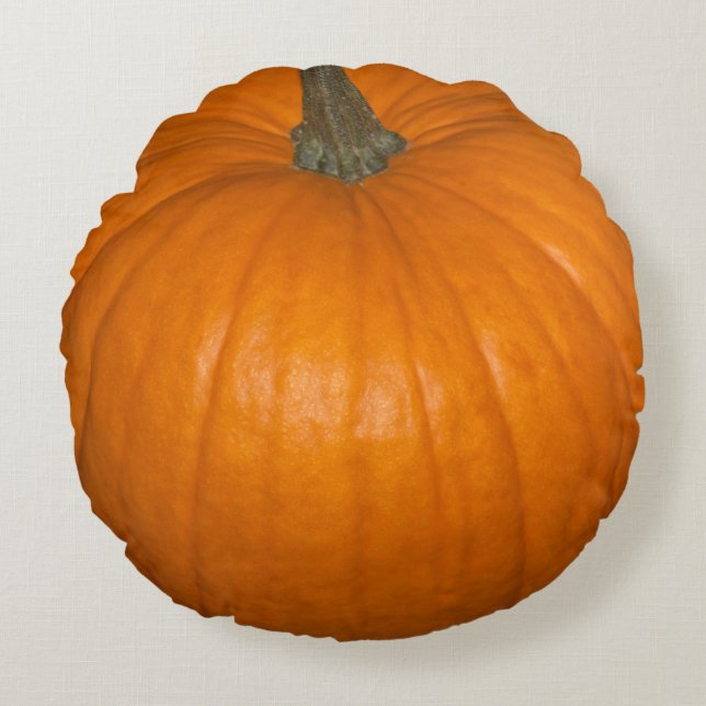 Coussins Ronds Photographie de la nourriture Citrouille d'Hallowe (Devant)