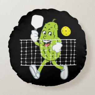 Coussins Ronds Pickleball Jouer - Drôle Pickleball Paddle