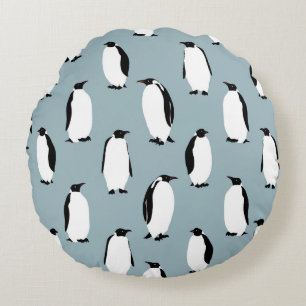 Coussins Ronds Pingouin Bird animal mignonne Motif