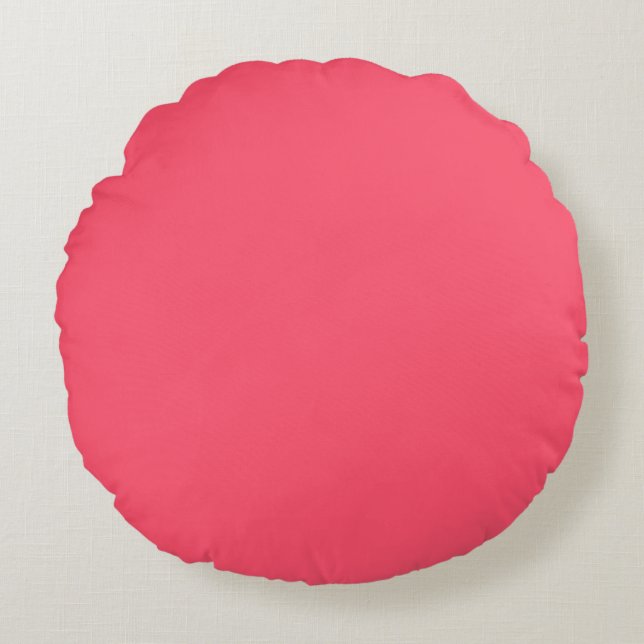 Coussins Ronds Pink, Lovely, Solid, Modern, Simple, Trendy (Devant)
