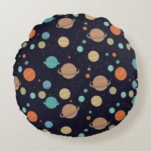 Coussins Ronds Planètes, étoiles, galaxie