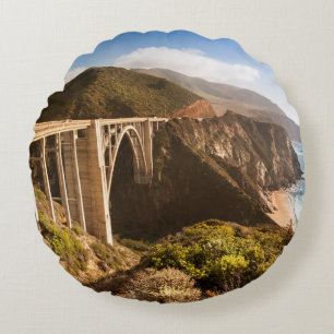Coussins Ronds Pont de Bixby, grand Sur, la Californie,