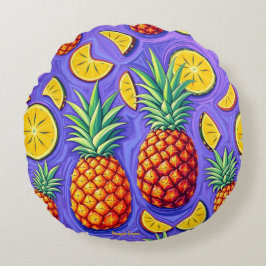 Coussins Ronds Pop d'ananas - Pineapple Empire