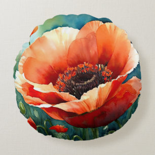 Coussins Ronds Poppy Kiss