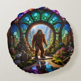 Coussins Ronds Portail Dimensionnel Sasquatch