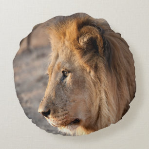 Coussins Ronds Portrait de Lion