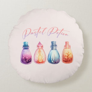 Coussins Ronds Potion Pastel